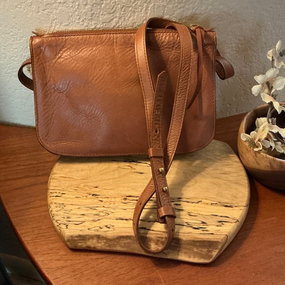 MadeWell leather crossbody bag